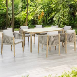 Kettler Naples Rope 6 Seat Dining Set