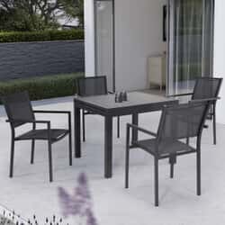Kettler Menos Sento 4 Seat Extendable Table Dining Set