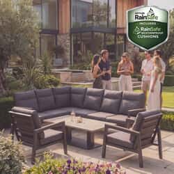 Kettler Tudor Corner Set Right Hand with 2 x Armchairs