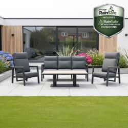 Kettler Tudor Lounge Set with 2 x Reclining Armchairs