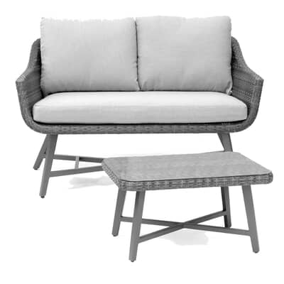 Kettler LaMode - 2 Seat Sofa With Coffee Table