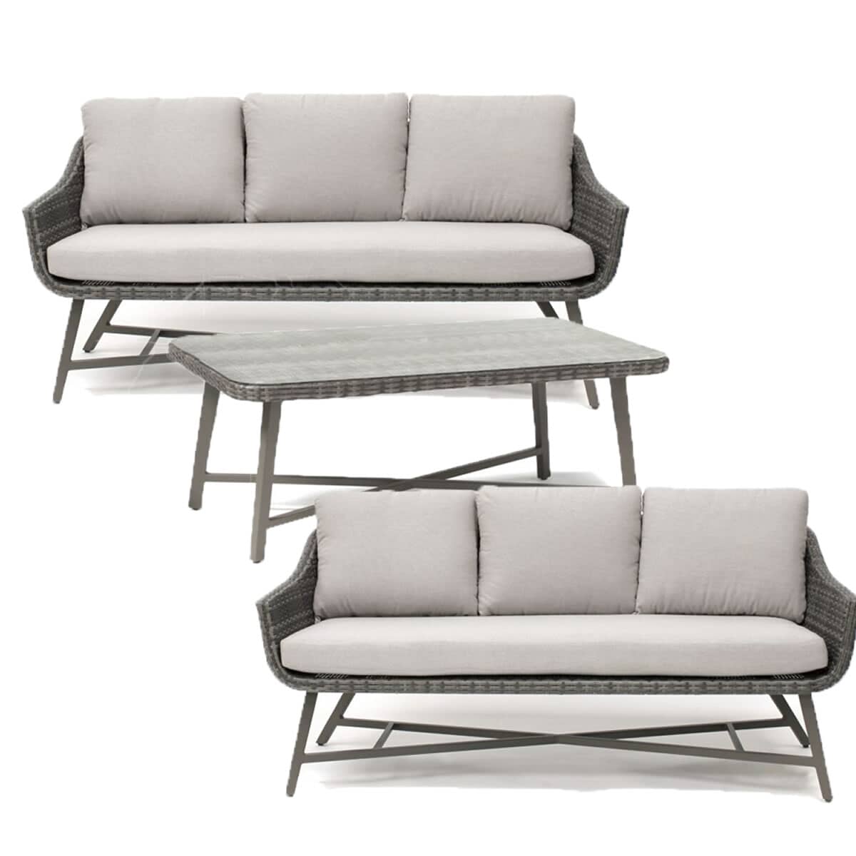 Kettler LaMode Large Lounge Sofa Set - (KLAMOSET09) - Garden Furniture ...