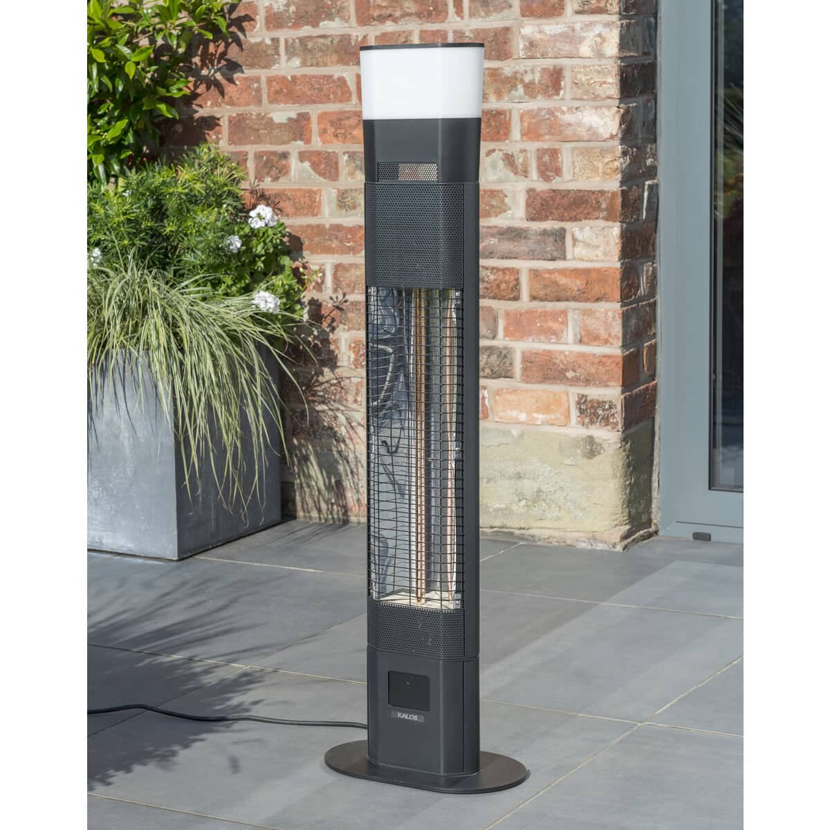 Kettler Kalos Ibiza - Floor Standing Heater 1800w with LED Lights and Bluetooth Speaker