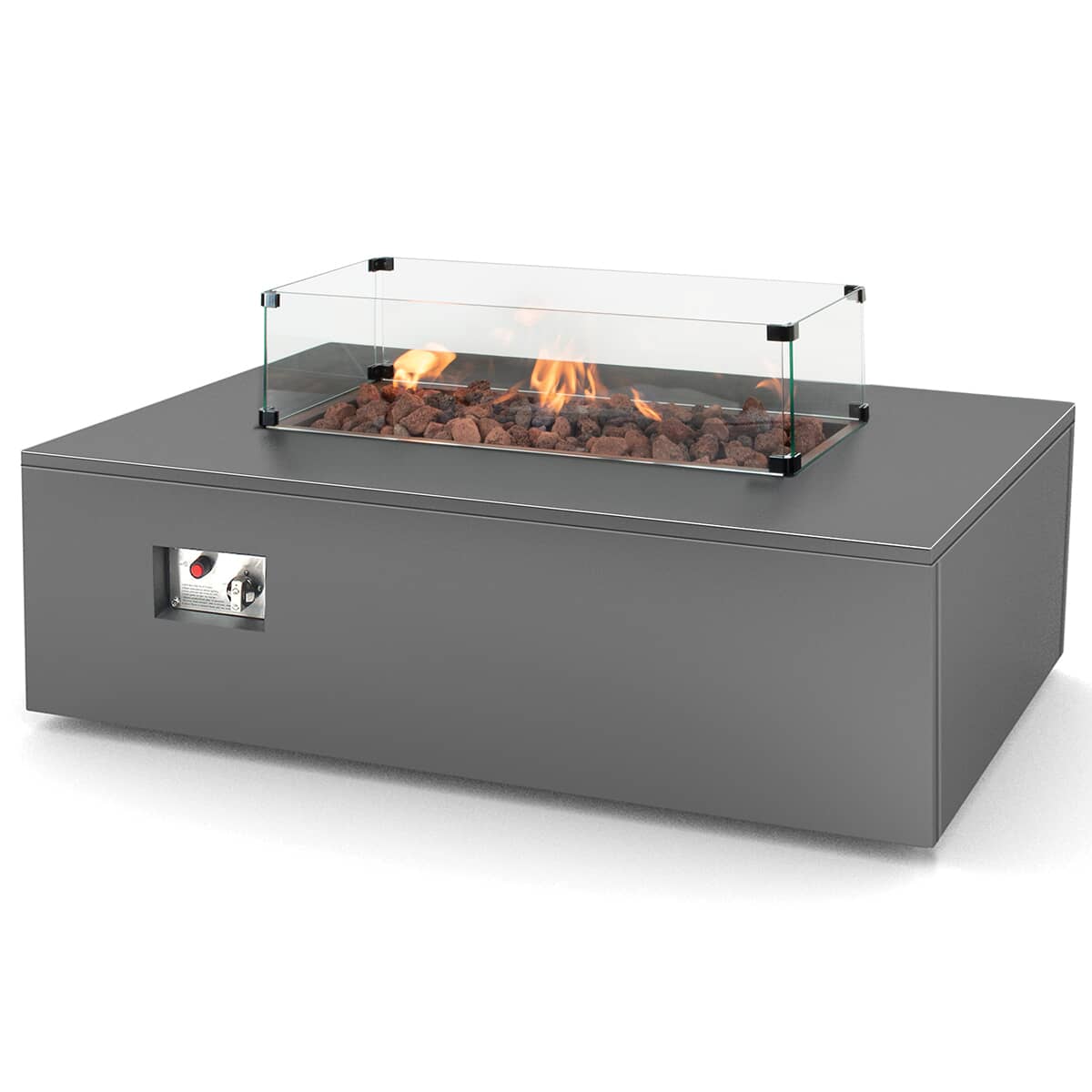 Kettler Kalos Universal Aluminium Fire Pit Coffee Table 135X85cm 2022