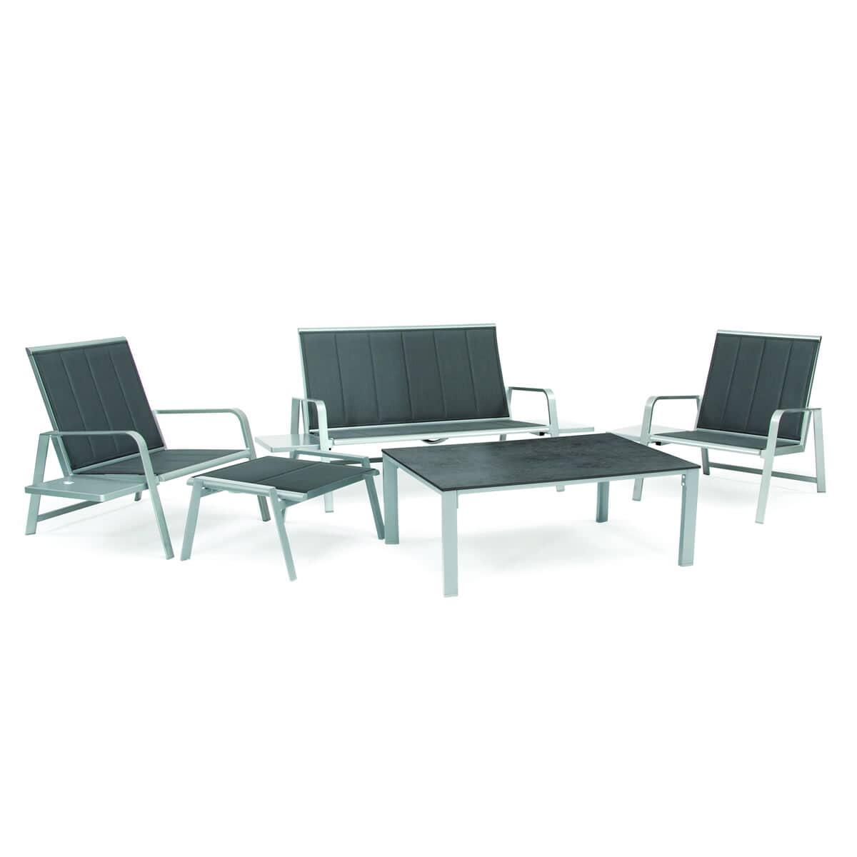 Kettler Milano Lounge Set Grey (KMILSET05) Garden Furniture World