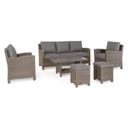Kettler Palma Casual Dining Sofa Set with Coffee Table - Rattan