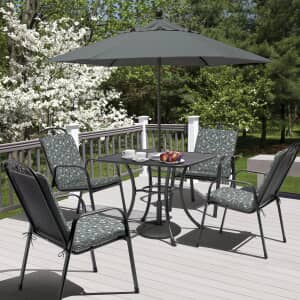 Kettler Siena - 4 Seat Square Mesh Table Garden Furniture Set