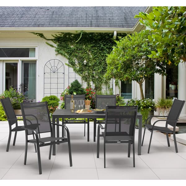 Kettler Surf 6 Seat Stacking Set (KSURFSET01) Garden Furniture World