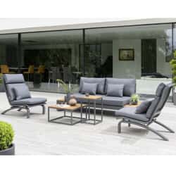 Life Soho Lounge Set with Felix Chairs Lava/Carbon