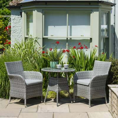 LG Outdoor Monaco Stone 2 Seat Bistro Set