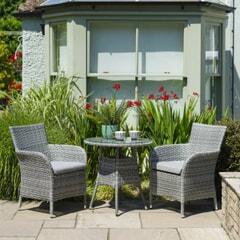LG Outdoor Monaco Stone 2 Seat Bistro Set