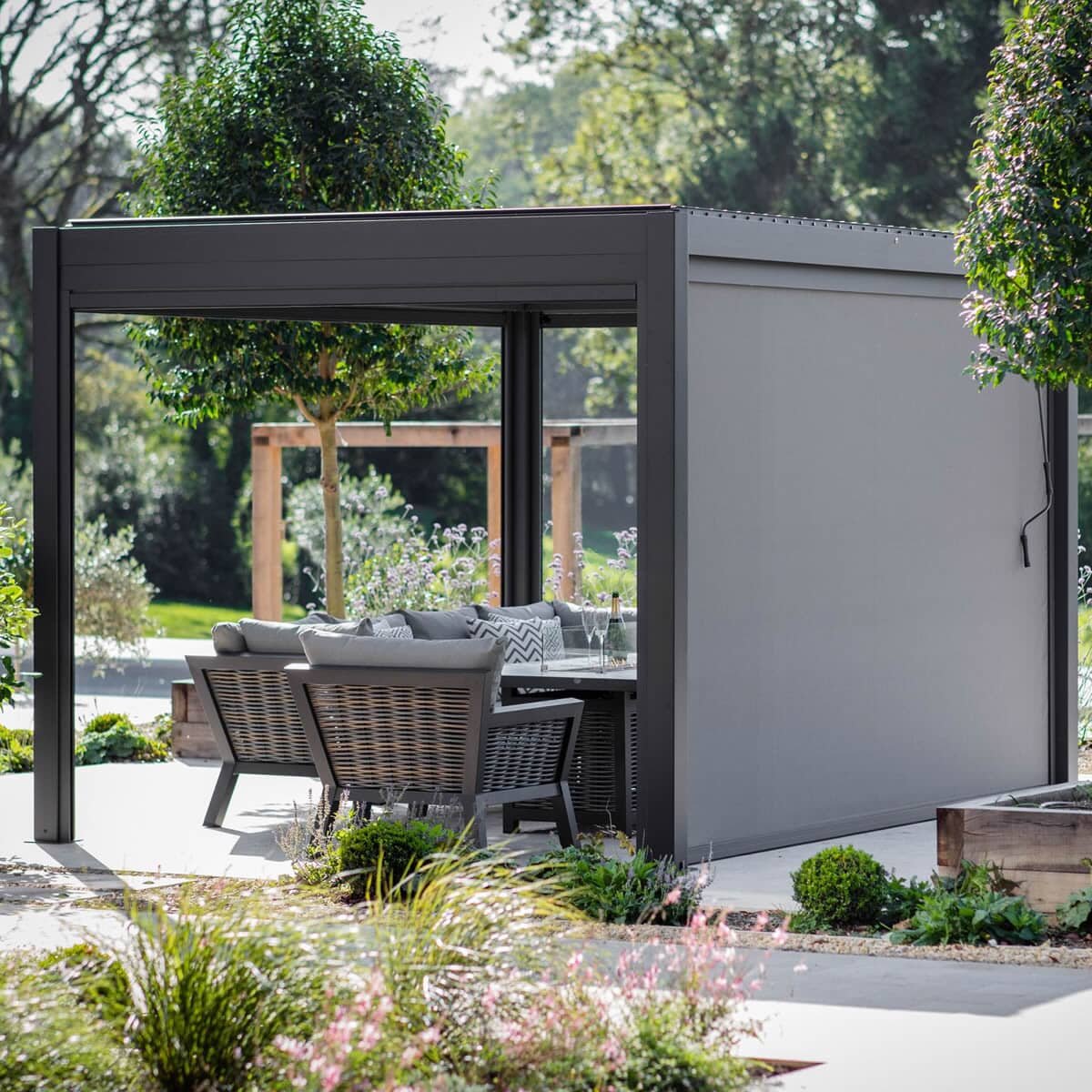 Bramblecrest 4m Privacy Blind for Navona Pergola