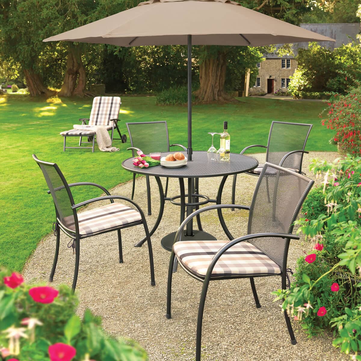 Kettler Pilano 4 Seat Set - (kpilaset02) - Garden Furniture World