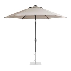 Kettler 2.5m Wind Up Parasol with tilt - Grey frame and Stone Canopy