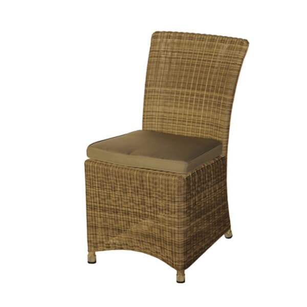 Bramblecrest Sahara Side Chair (3mm Latte) Woven (RCFS2) Garden