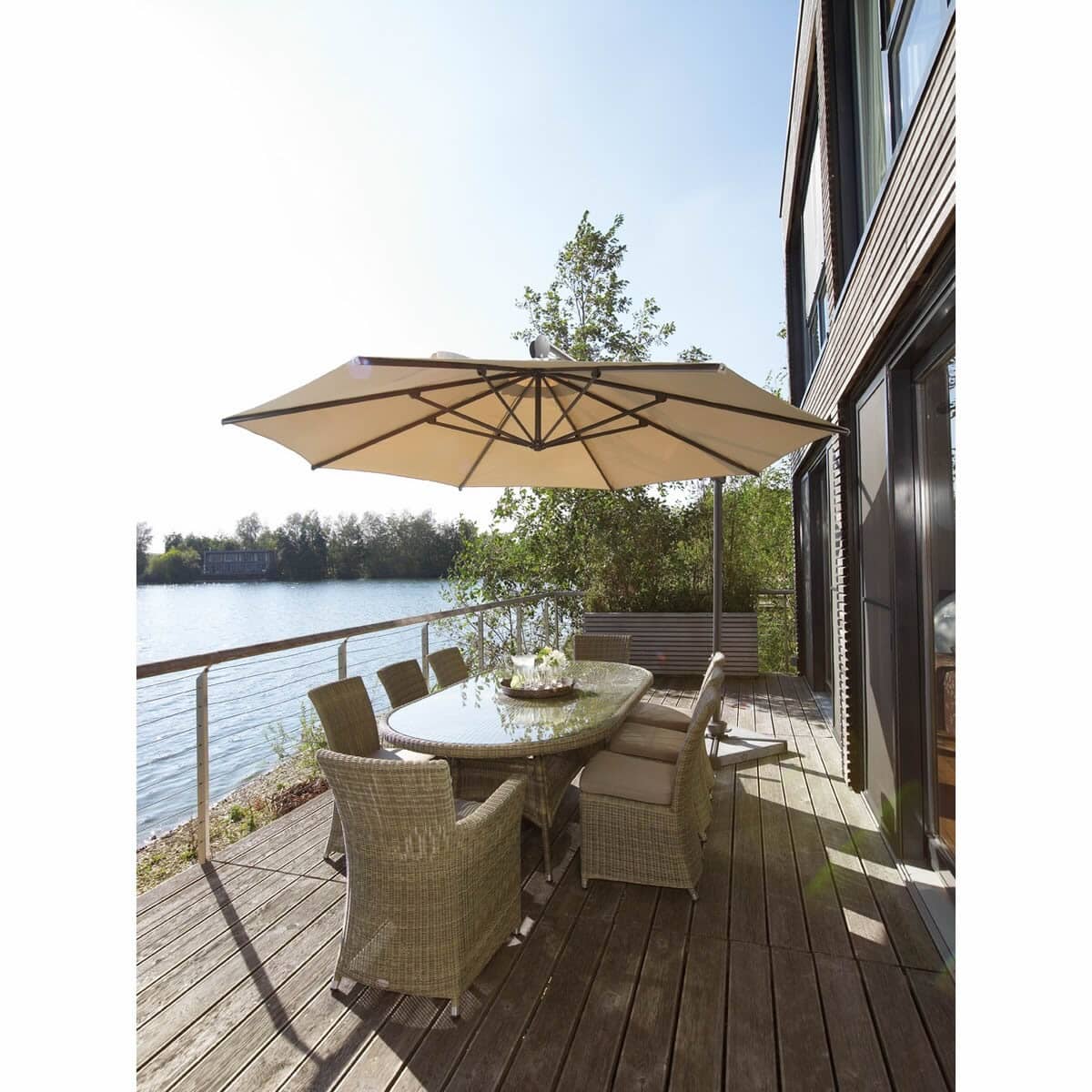 Bramblecrest Sahara Oval 8 Seat Set (SAHSET05) Garden Furniture World