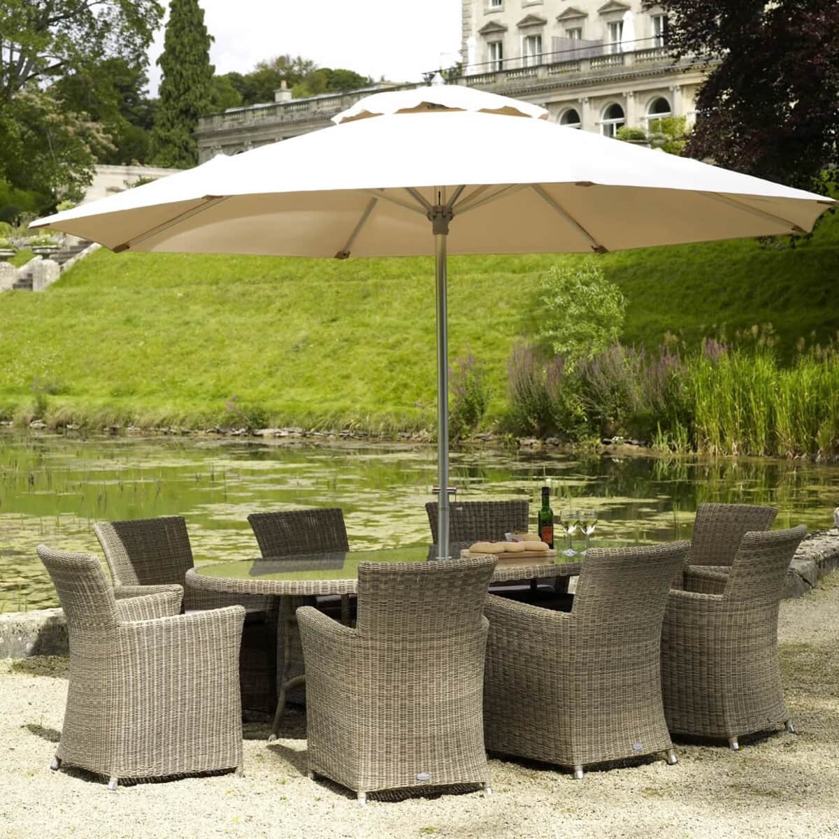 Bramblecrest Sahara Oval 8 Armchair Set (SAHSET06) Garden Furniture World