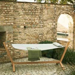 LG Outdoor Sanctuary Wood-Effect Hammock
