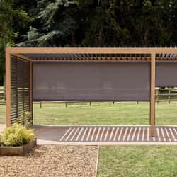 LG Outdoor Sanctuary Gazebo 4m Texteline Side Wall