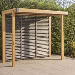 LG Outdoor Sanctuary 1.5m x 3m BBQ Gazebo Pergola with Slatted Wall