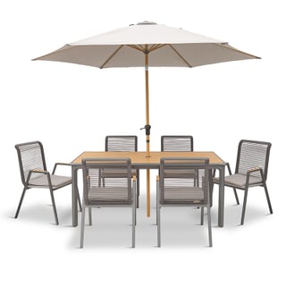 LG Outdoor Sanctuary 6 Seat Dining Set