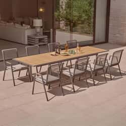 LG Outdoor Sanctuary 8 Seat Extending Dining Set