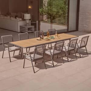 LG Outdoor Sanctuary 8 Seat Extending Dining Set