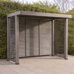 LG Outdoor Sanctuary 1.5m x 3m BBQ Gazebo Pergola Slatted Wall and Side Panels - Birch