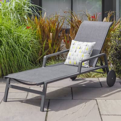 LG Outdoor Santorini Dusk Sunlounger