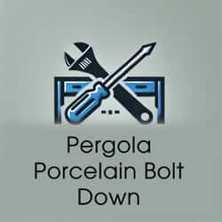 Supremo Leisure Pergola Assembly and Porcelain Bolt Down Service
