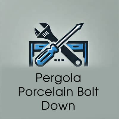 Supremo Leisure Pergola Assembly and Porcelain Bolt Down Service