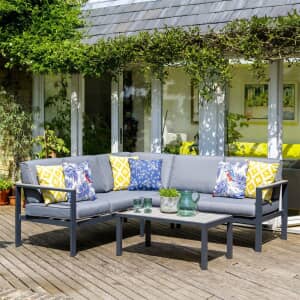 LG Outdoor Turin Modular Corner Sofa With Coffee Table