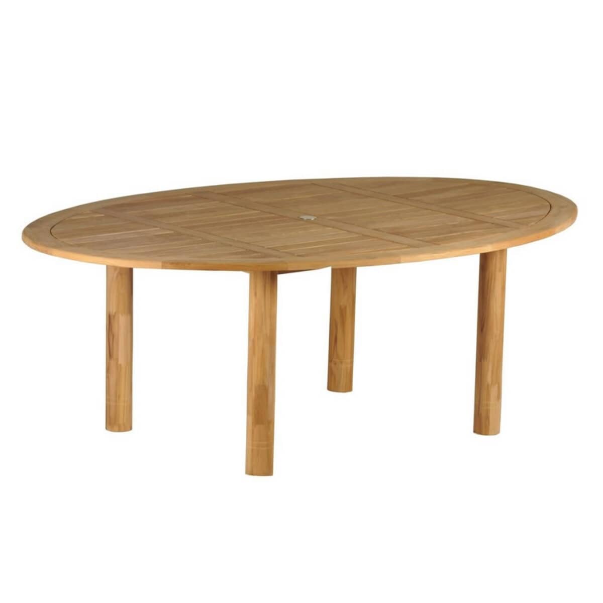 Bramblecrest Newbury Elliptical Table (TTEL3) Garden Furniture World