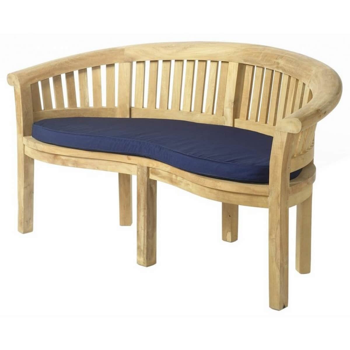 Banana Bench Cushion Navy Blue (UBBN2) Garden Furniture World