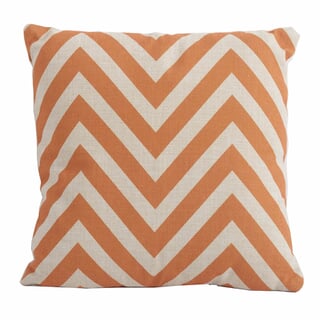 Bramblecrest Chevron Orange Square Scatter Cushion