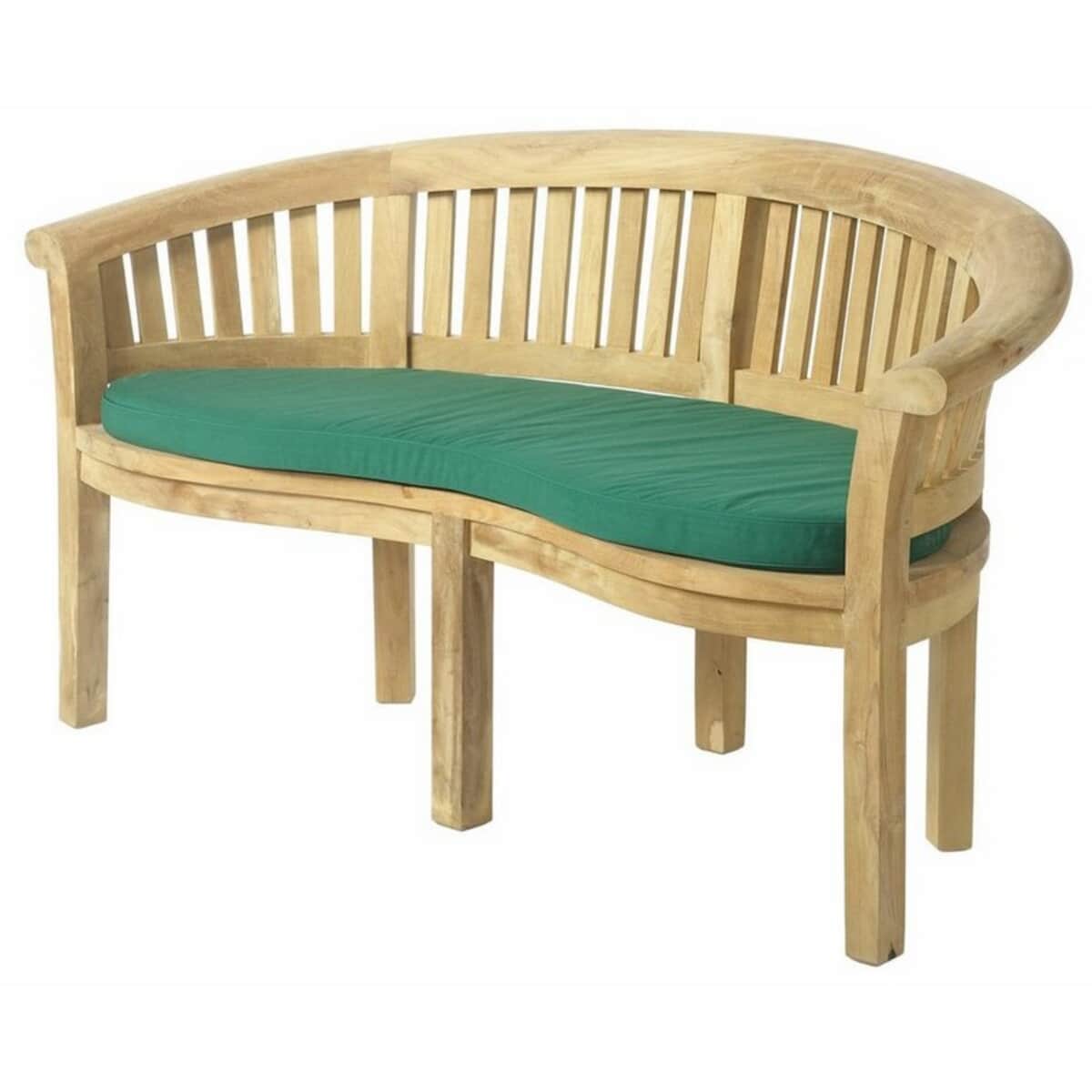 Bramblecrest Banana Bench Cushion (Hunter Green) (UGBN2) Garden