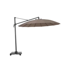 Alexander Rose Cantilever Round Aluminium Parasol 3m - Taupe