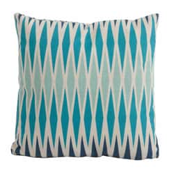 Bramblecrest Harlequin Blue Square Scatter Cushion