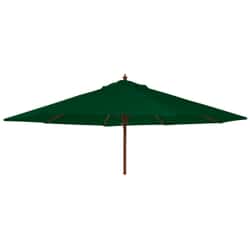 Alexander Rose 2.7m Round Hardwood Parasol  Green