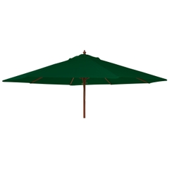 Alexander Rose 2.7m Round Hardwood Parasol  Green