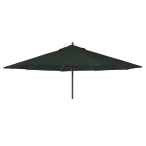 Alexander Rose 3m Round Hardwood Parasol Charcoal