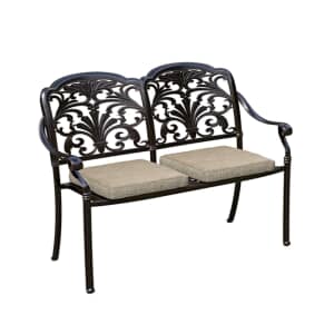 Bramblecrest Venice 2 Seat Bench Bronze
