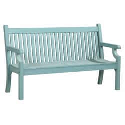 Winawood Sandwick 3 Seat Thin Slat Bench Blue