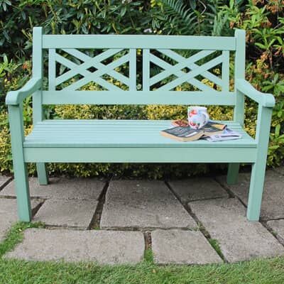 Winawood Speyside 2 Seat Bench Duck Egg Green
