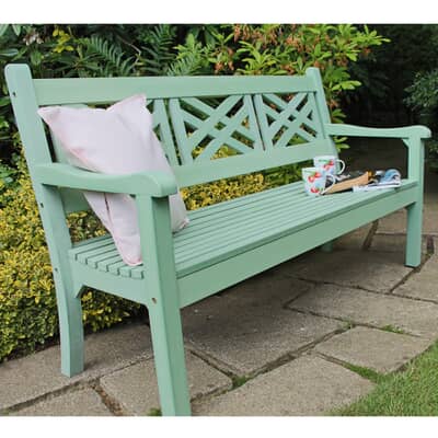 Winawood Speyside 3 Seat Bench Duck Egg Green