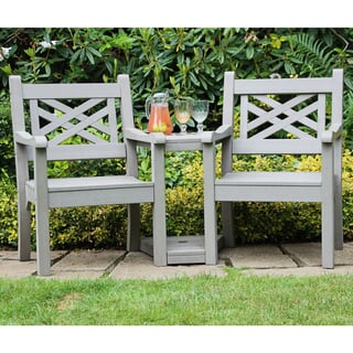 Winawood Speyside Love Seat Stone Grey