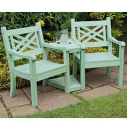 Winawood Speyside Love Seat Duck Egg Green