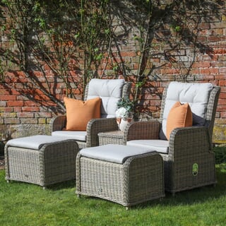 Supremo Lyra Dual Recliner Set with Footrests