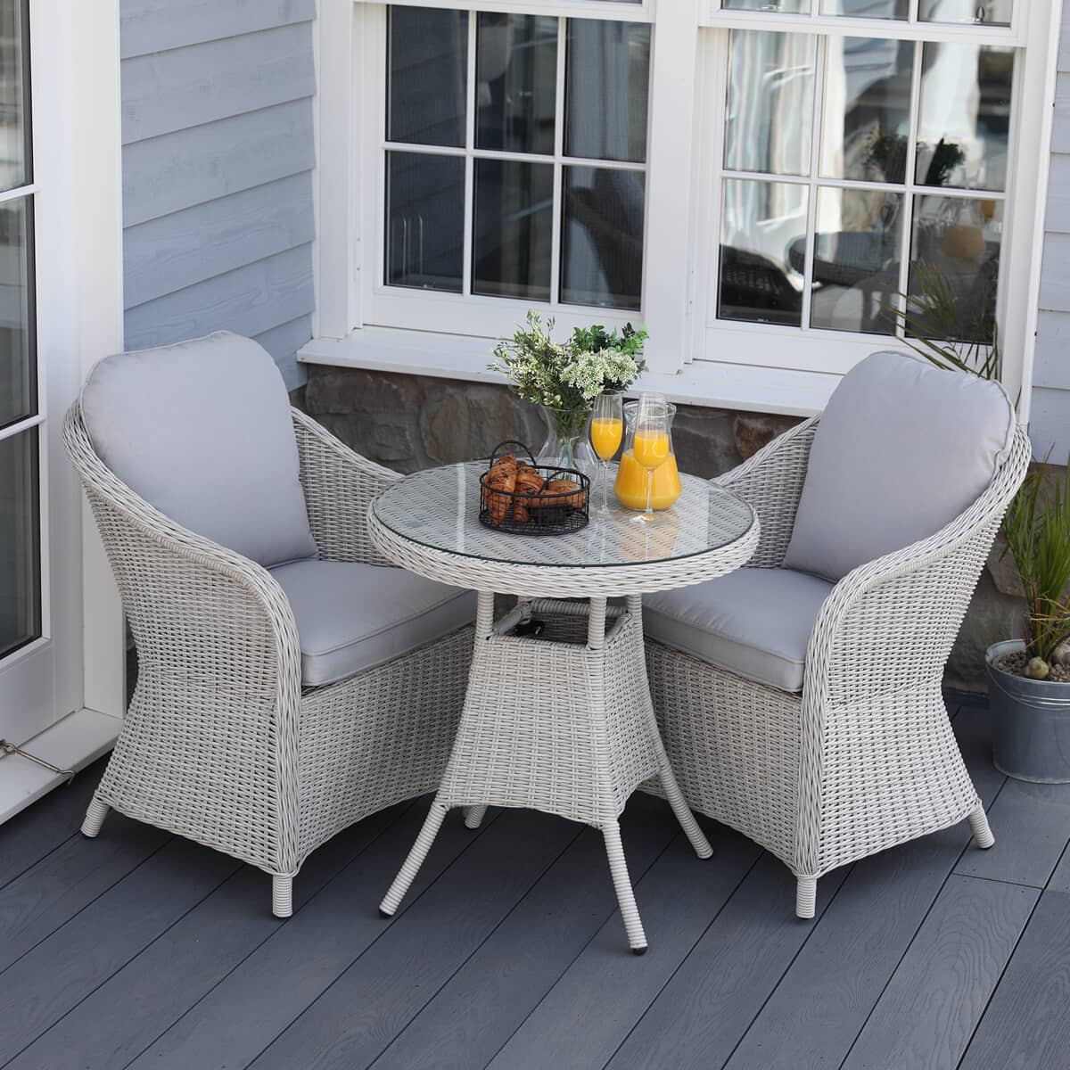 Supremo Torino 2 Seat 70cm Round Bistro Set