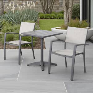 Supremo Milan 2 Seat 65cm Square Bistro Set